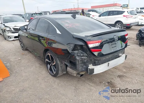 2020 Honda Accord Sport из США, поврежденный, VIN 1HGCV1F35LA120348